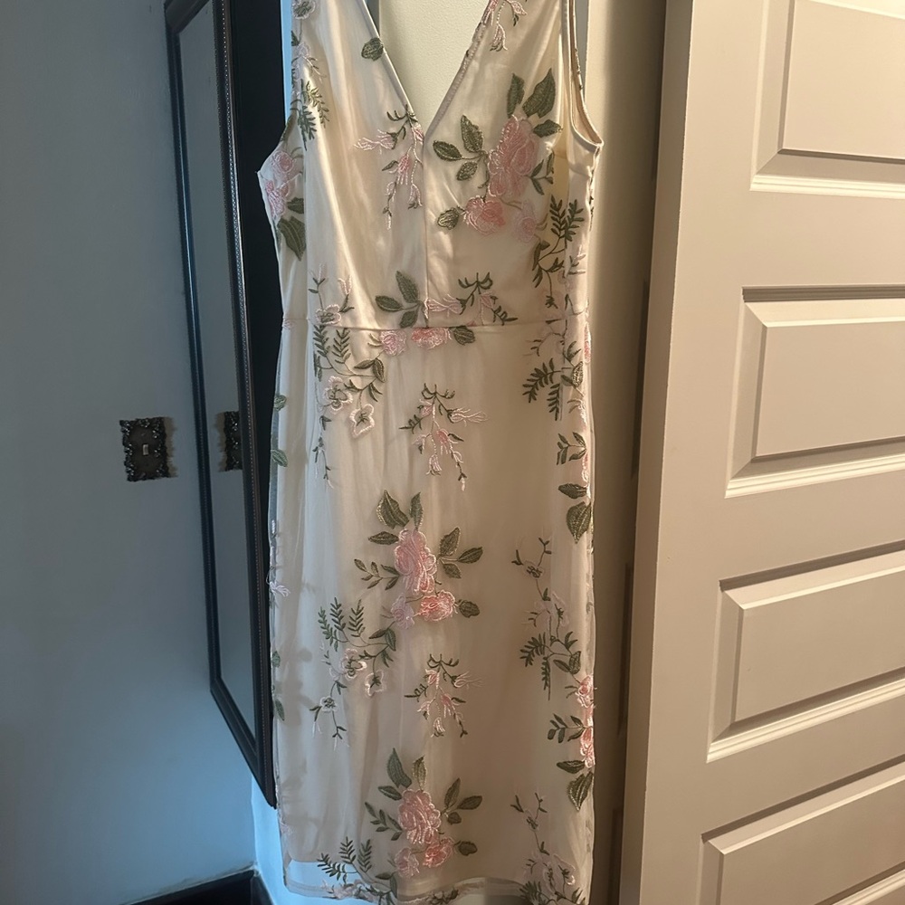 Floral Embroidered Dress